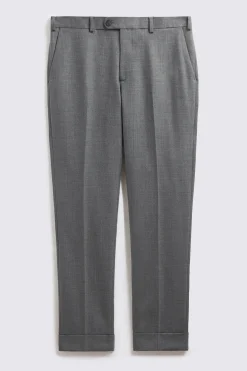 Grey Wool Tailored Trousers