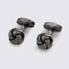 Gunmetal Knot Cufflinks