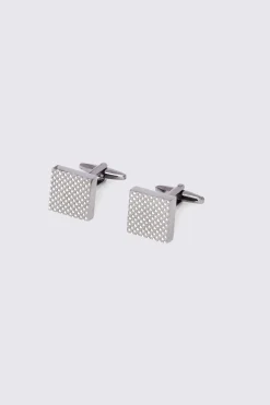 Gunmetal Textured Cufflinks