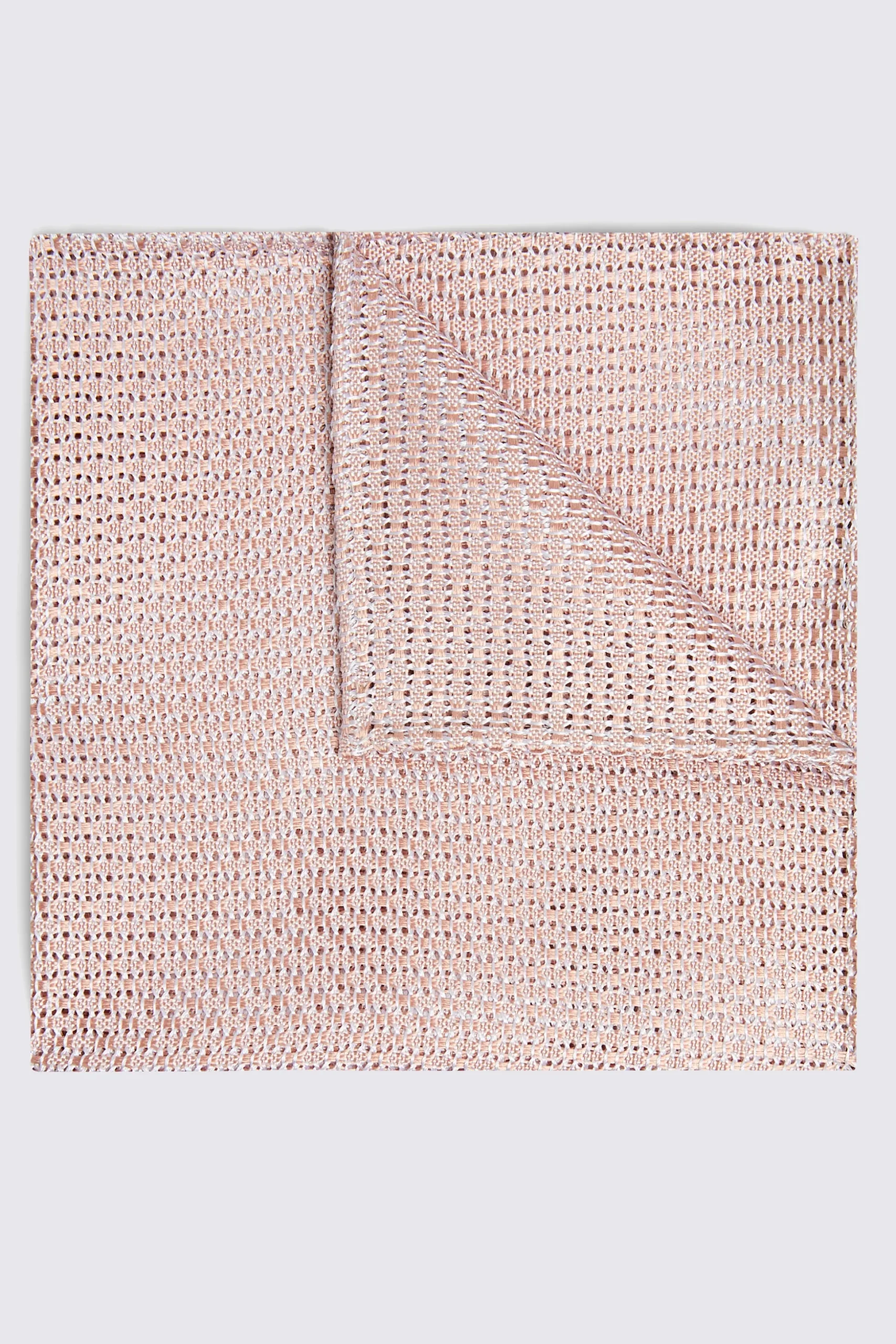 Italian Dusty Pink Grenadine Pocket Square