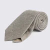 Italian Neutral Paisley Tie