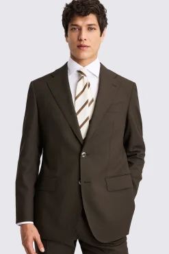 Italian Tailored Fit Brown Suit