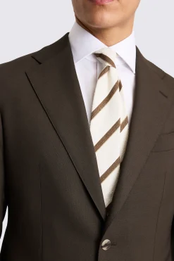 Italian Tailored Fit Brown Suit