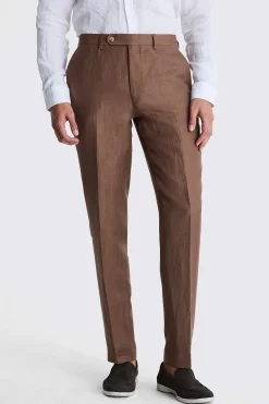Italian Tailored Fit Copper Herringbone Suit