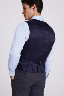 Italian Tailored Fit Grey Waistcoat