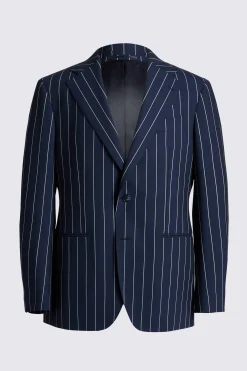 Italian Tailored Fit Navy White Suit