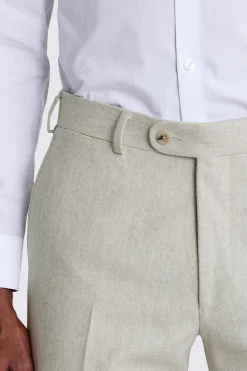 Italian Tailored Fit Neutral Trousers