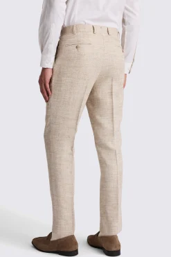 Italian Tailored Fit Oatmeal Trousers