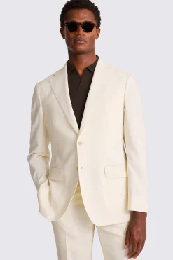 Italian Tailored Fit Off White Suit