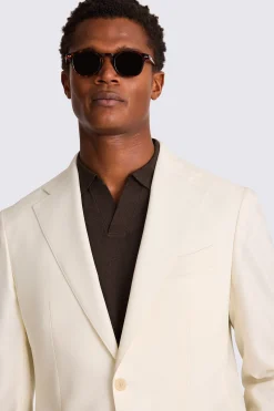 Italian Tailored Fit Off White Suit