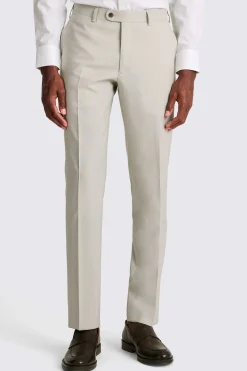 Italian Tailored Fit Stone Trousers