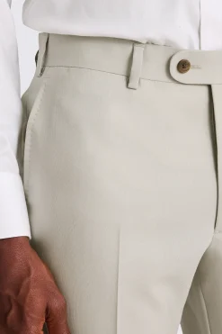 Italian Tailored Fit Stone Trousers