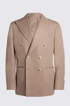 Italian Tailored Fit Taupe Cotton Suit