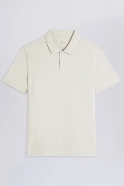 Ivory Piqué Polo Shirt