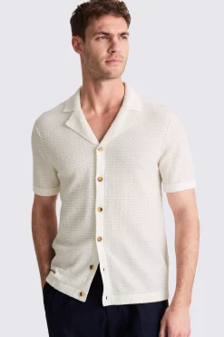 Jacquard Bouclé Knitted Shirt