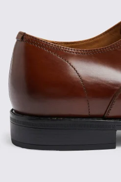 John White Alberta Tan Performance Derby Shoes