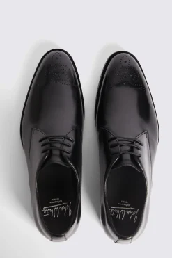 John White Romsey Black Brogues