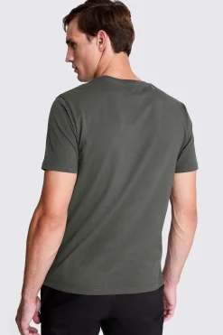 Khaki Crew-Neck T-Shirt
