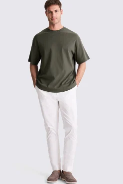 Khaki Heavy Weight Crew-Neck T-Shirt