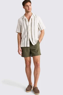 Khaki Smart Swim Shorts