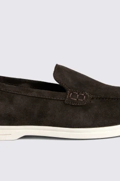 Lewisham Brown Suede Casual Loafers
