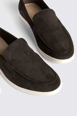 Lewisham Brown Suede Casual Loafers