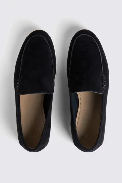 Lewisham Navy Suede Casual Loafers