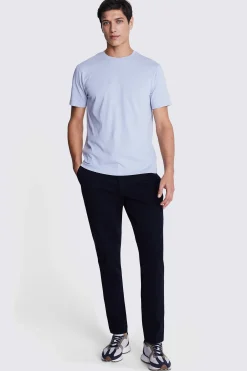 Light Blue Crew-Neck T-Shirt