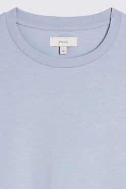 Light Blue Crew-Neck T-Shirt