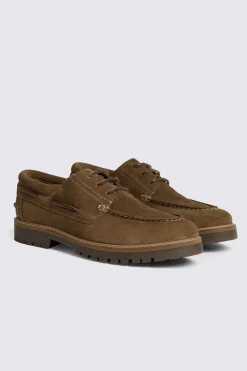 Light Brown Chunky Boat Shoe