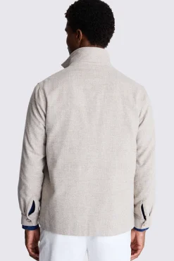 Light Camel Safari Shacket