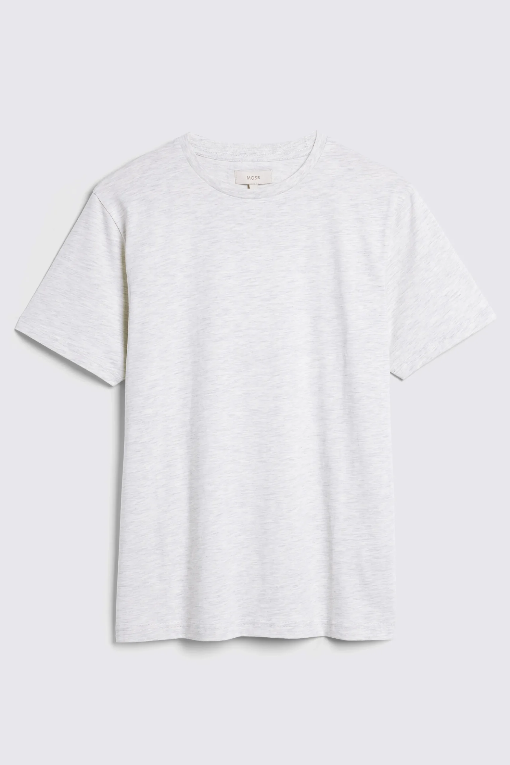 Light Grey Marl Crew Neck T-Shirt
