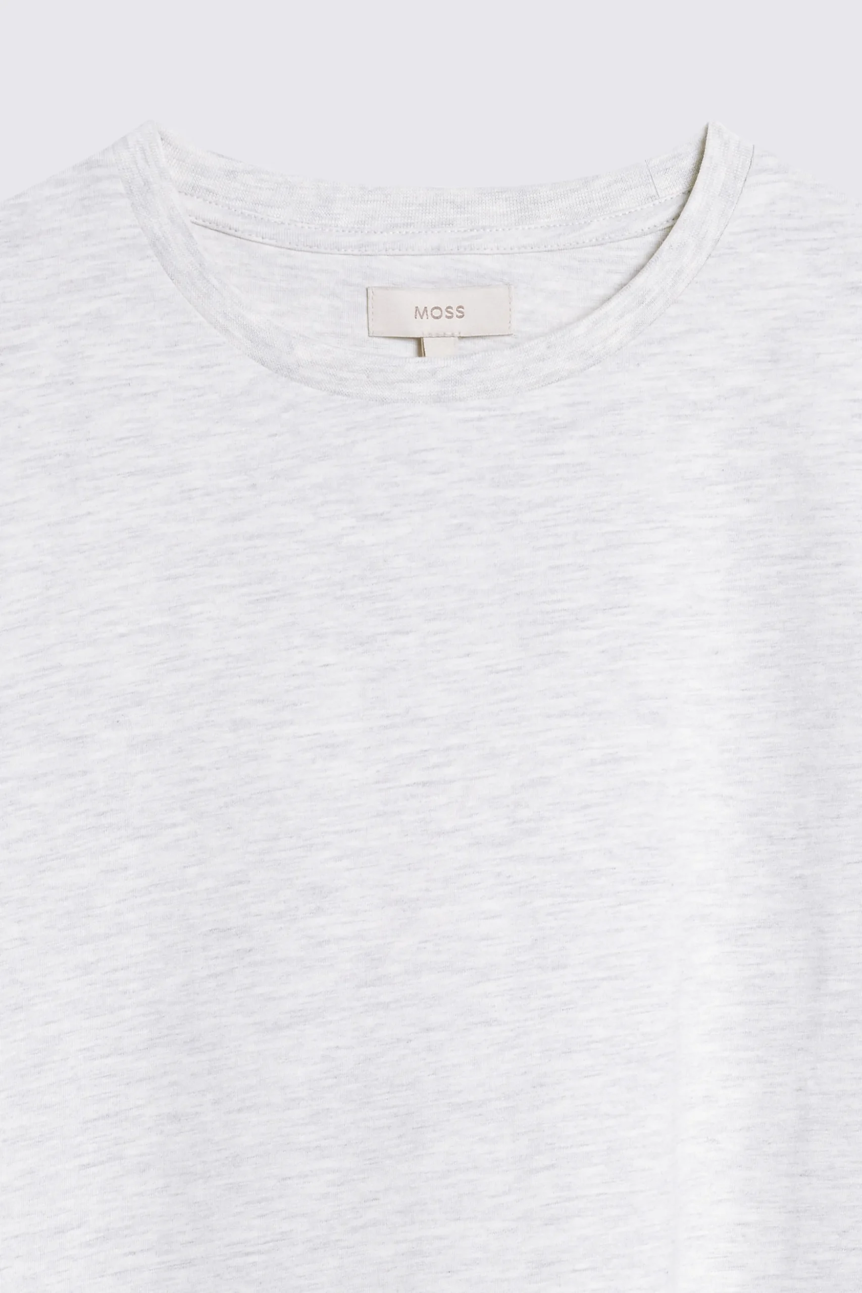 Light Grey Marl Crew Neck T-Shirt