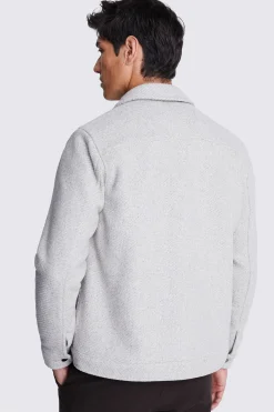 Light Grey Structured Shacket