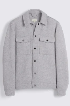 Light Grey Structured Shacket