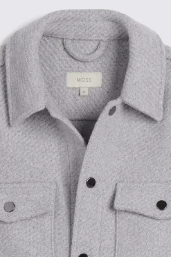 Light Grey Structured Shacket