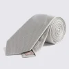 Light Sage Silk Semi Plain Tie