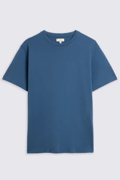 Mid Blue Crew-Neck T-Shirt