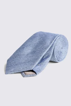 Mid Blue Textured Tie