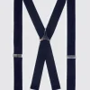 Navy Clip-On Braces