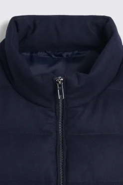 Navy Flannel Gilet