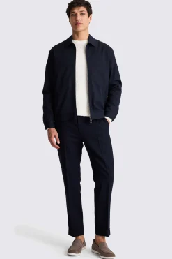 Navy Harrington Jacket