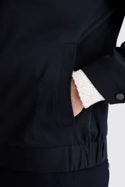 Navy Harrington Jacket