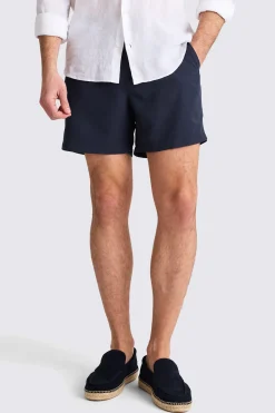 Navy Peached Smart Swim Shorts