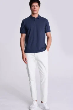 Navy Piqué Polo Shirt