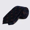 Navy Rust Geo Tie