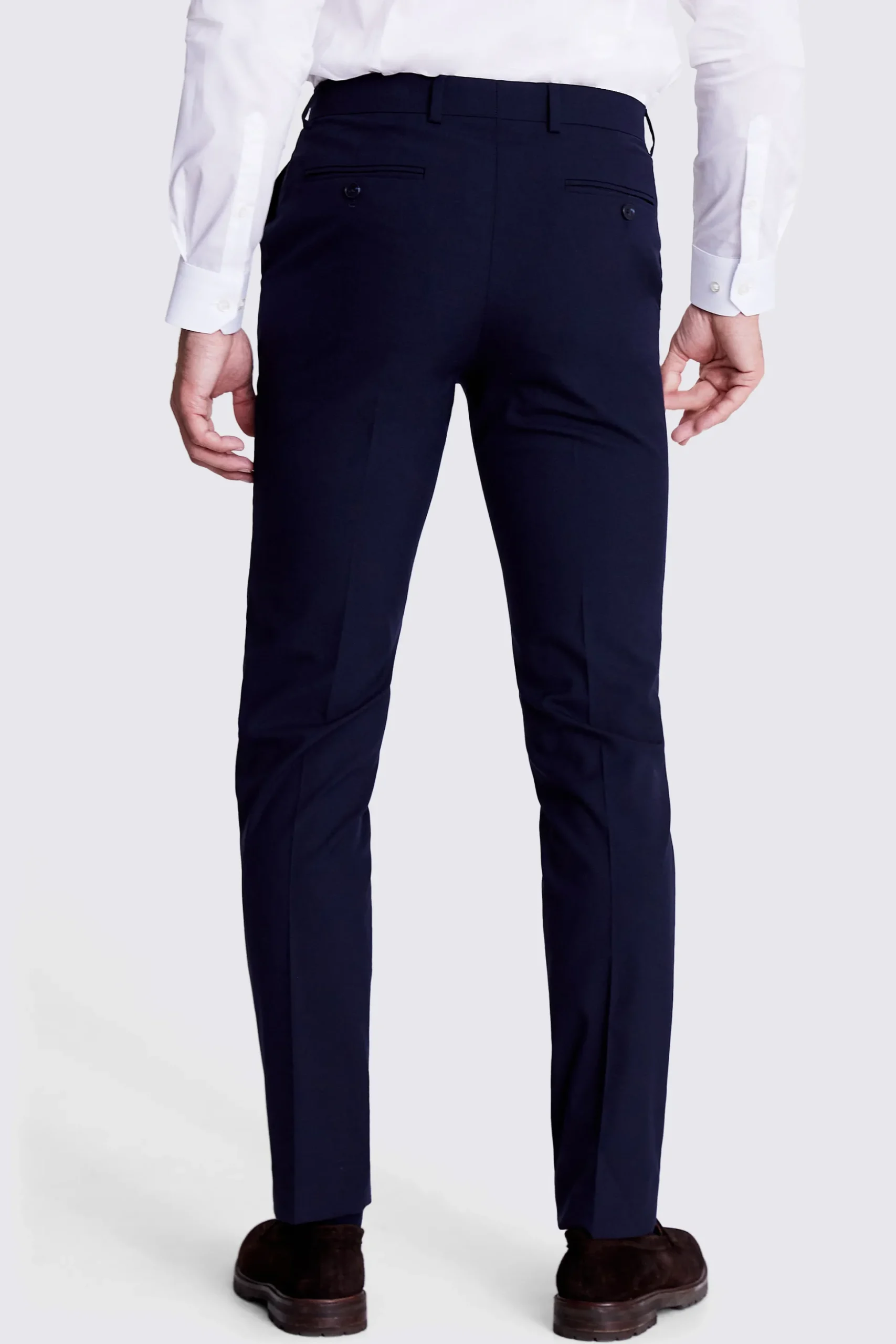 Navy Tailored Trousers