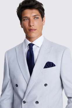 Navy Textured Pocket Square