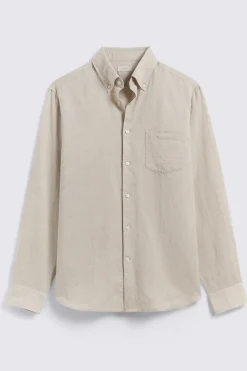 Neutral Lightweight Linen Shirt