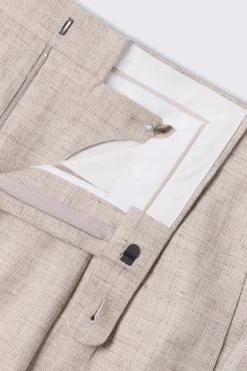 Neutral Linen Shorts